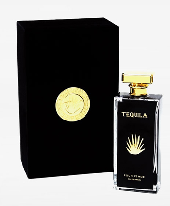 Tequila Pour Homme Bleu by Tequila Perfumes Eau De Parfum Spray 3.3 oz And  a Mystery Name brand sample vile